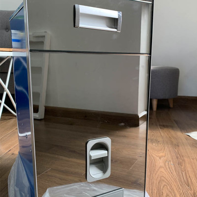 Thùng gạo âm tủ mặt gương chất lượng giá tốt cam kết giao đúng màu