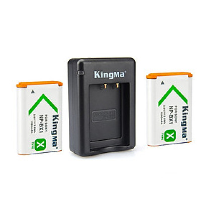 Bộ 2 pin và Đốc sạc đôi Kingma NP-BX1 cho Sony RX100,RX1,H400 - Hàng chính hãng