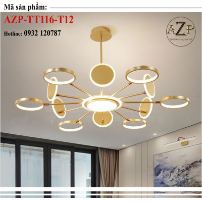 ĐÈN THẢ TRẦN / ĐÈN THÔNG TẦNG TRANG TRÍ PHÒNG KHÁCH / PHÒNG NGỦ / CẦU THANG / KHÔNG GIAN SANG TRỌNG AZP-TT116 phong cách đương đại, hàng nhập khẩu AZP