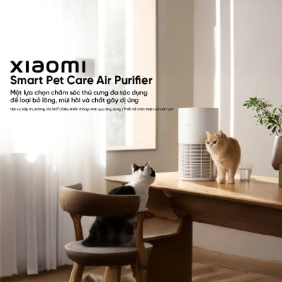 Máy Lọc Không Khí Xiaomi Smart Pet Care Air Purifier | Diện tích 16 -27m2 | Thiết Kế Cho Nhà Có Thú Cưng | Hàng Chính Hãng