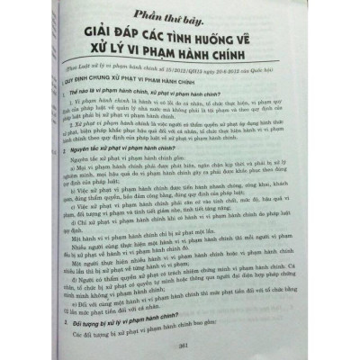 Luật xử lý vi phạm hành chính 