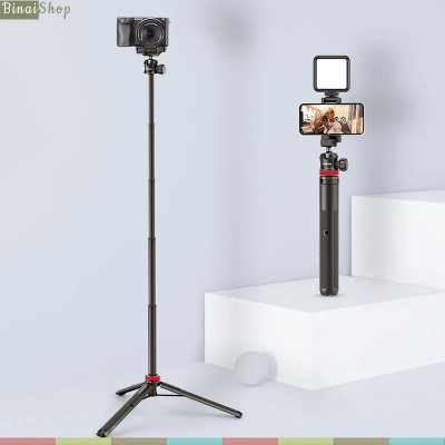 Ulanzi MT-44 - Tripod Mini Cho Máy Ảnh, Điện Thoại, Tải Trọng 1.5 Kg, Chiều Cao Tối Đa 109cm - Hàng chính hãng
