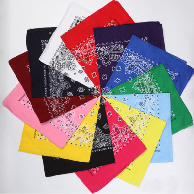 Bộ sưu tập khăn vuông cotton bandana turban XO Vintage BDN01 54x54cm - BDN01.5 Hồng