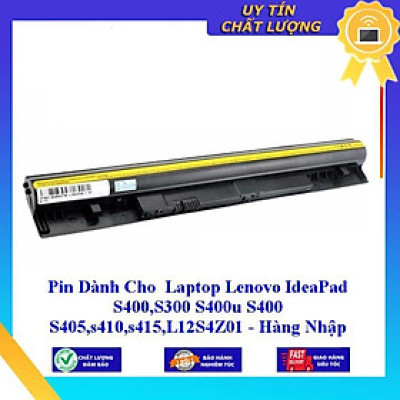 Pin dùng cho Laptop Lenovo IdeaPad S400 S300 S400u S400 S405 s410 s415 L12S4Z01 - Hàng Nhập Khẩu MIBAT822