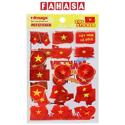 Bộ Sticker Pet Sticker - Teenage SP-012 (3 Tờ/Xấp)