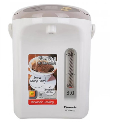 Bình Thủy Điện Panasonic NC-EG3000CSY - Xuất xứ Thái Lan - Dung tích 3L - Công suất 700W - Ruột bình phủ carbon hạt nổi - Chức năng hẹn giờ và tẩy cặn - Bảo Hành 12 Tháng - Hàng Chính Hãng