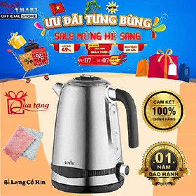 Ấm siêu tốc cao cấp UNIE UEK1761S, Màn hình LED hiển thị sắc nét, công suất 2000W,dung tích 1.7L,Chất liệu an toàn cho sức khoẻ ,Hàng Chính hãng bảo hành 12 tháng