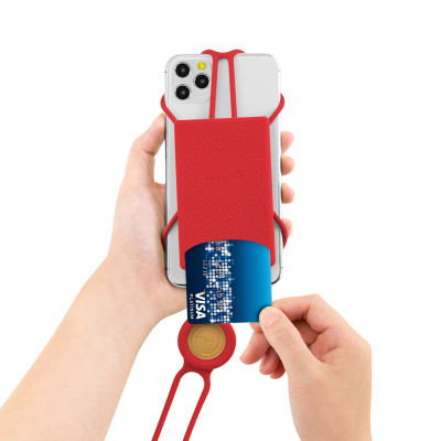 Lanyard PhoneTie 2-Card Holder hàng chính hãng Bone