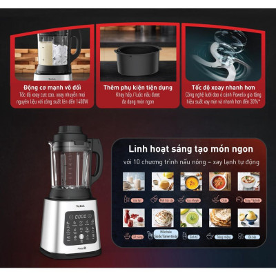 Máy làm sữa hạt, xay và nấu đa năng Tefal BL83SD66 1400W 1.75L - Hàng Chính Hãng