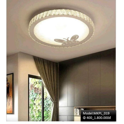 MKPL_13 Đèn mâm áp trần phale chuẩn K9 tô điểm phòng khách, đèn tô điểm trần hiện đại DT