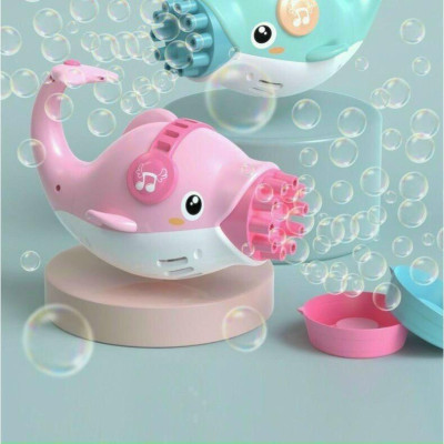 Đồ Chơi Ban Bong Bóng Hình Cá Voi 10 Nòng Kèm Lọ Xà Phòng