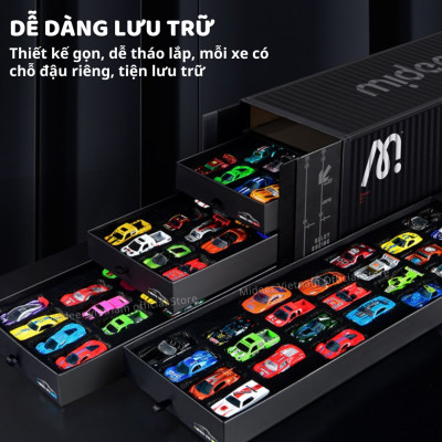 Đồ chơi xe ô tô mô hình cao cấp cho bé trai Mideer Mini Alloy Racing Cars