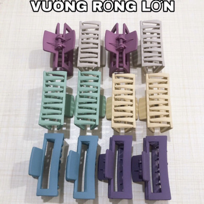 Kẹp Tóc Màu Trơn Kiểu Dáng Thanh Lịch Cho Nữ