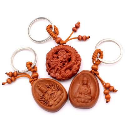 Combo 3 móc khóa Phật Thiên Thủ Thiên Nhãn - phật A Di Đà - Thần long Phong Thủy - bình an, may mắn