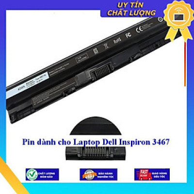 Pin dùng cho Laptop Dell Inspiron 3467 - Hàng Nhập Khẩu  MIBAT698