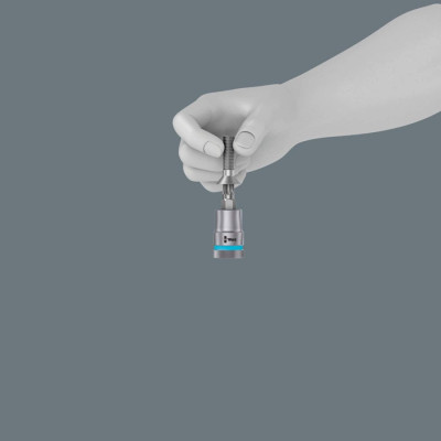 Bộ đầu tuýp hoa thị với chức năng giữ vít 1/2", 8767 c torx hf 1, Wera 05004202001