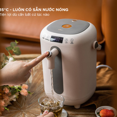 Bình Thủy Điện, Bình Thủy Giữ Ấm Đun Nóng Thông Minh BEAR KE-B30V1 Khử Clo Dung Tích 3L, Công Suất 1350W - Hàng Chính Hãng