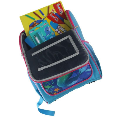 Ba Lô Chống Gù Adventure Box-Under The Sea B-12-116 Xanh Nhạt