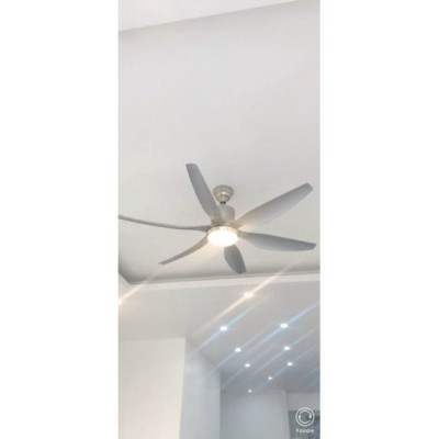 BH 5 năm nguyên nhân DC 6 cấp độ quạt trần trên nhà đèn sải cánh 1,4m, LED 3 as, đảo chiều hút ẩm, chỉ đạo không chạm GR