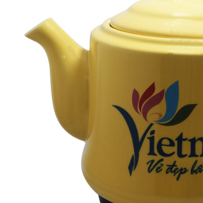 Ấm sắc thuốc Trường An TA68 Vàng - Hàng chính hãng - Gốm sứ cao cấp - Điện gia dụng - Siêu thuốc - Siêu điện - Ấm sắc thuốc bằng điện - Dụng cụ nấu thuốc -Hàng Việt Nam chất lượng cao