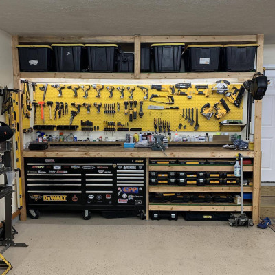 Bảng Treo Đồ Nghề Pegboard Cơ Khí SMLIFE D1 Yellow - Lưu Trữ Trưng Bày Dụng Cụ Sửa Chữa Thông Minh Dễ Tìm Kiếm