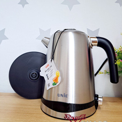 Ấm siêu tốc cao cấp UNIE UEK1761S, Màn hình LED hiển thị sắc nét, công suất 2000W,dung tích 1.7L,Chất liệu an toàn cho sức khoẻ ,Hàng Chính hãng bảo hành 12 tháng