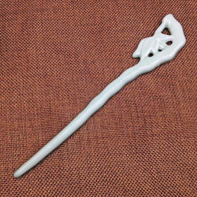 TRÂM CÀI TÓC CÂY TRE TRÚC BẰNG GỐM SỨ ĐỘC ĐÁO CÓ HỘP ĐỰNG