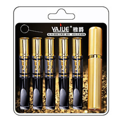 Bộ 5 tẩu thuốc cao cấp mẫu mới cải tiến gắn được điếu nhỏ và lớn tăng kèm 1 cái hộp đựng