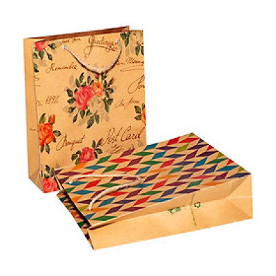 TÚI KRAFT KN210 - 32X25X9.5 CM - NGẪU NHIÊN