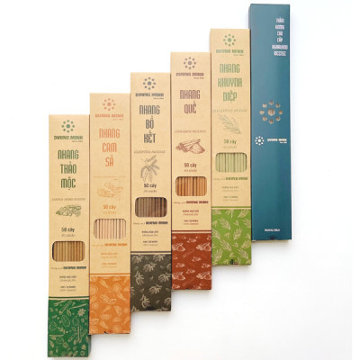 Hương nhang sạch Dương Minh nhang 20cm và 30cm 100% thành phần tự nhiên ít khói thơm dịu nhẹ không hóa chất