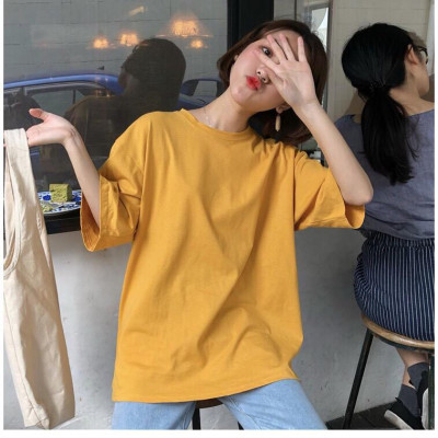 Áo Tay Lỡ Tay Lửng Nhiều Màu Vải Dày Unisex