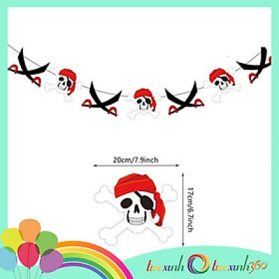 Bong bóng và phụ kiện trang trí chủ đề cướp biển