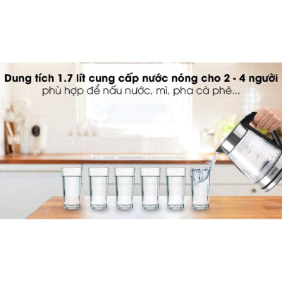 Bình đun siêu tốc HafeleT-602C- Hàng chính hãng (535.43.732)