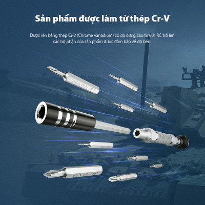 Bộ tuốc nơ vít hợp kim nhôm 38 trong 1 đa chức năng UGREEN CM372 80459 - Hàng chính hãng