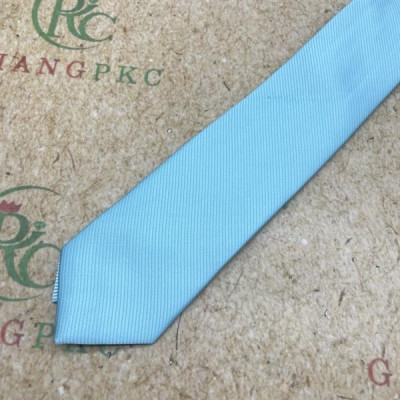 Cà vạt nam bản 6cm màu xanh da trời kẻ tăm mẫu tự thắt mẫu trơn đơn giản