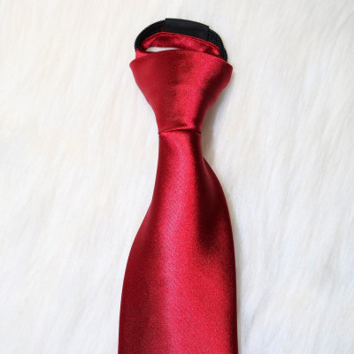 Cà vạt học sinh nam nữ thắt sẳn bản nhỏ 5cm KING, caravat công sở style hàn quốc vải phí bóng gía rẻ C015