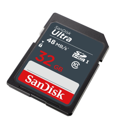 Thẻ Nhớ SD SanDisk Ultra Class 10 32GB - 48MB/s - Hàng Chính Hãng