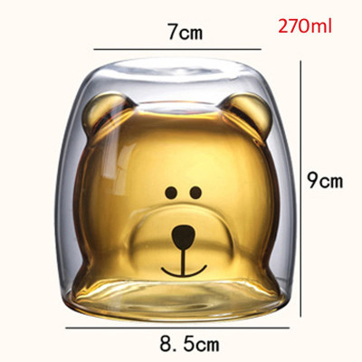 Ly thủy tinh hình gấu cách nhiệt an toàn