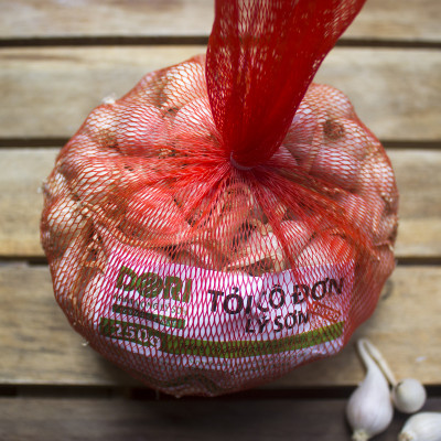 Đặc Sản Quảng Ngãi - Tỏi Cô đơn Lý Sơn Dori - Túi lưới 250g - Trồng tại đảo Lý Sơn