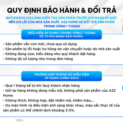 Tấm Bảo Vệ Nệm Chống Thấm Nước, Kháng Khuẩn A2Z HOME