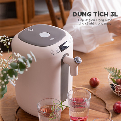 Bình Thủy Điện, Bình Thủy Giữ Ấm Đun Nóng Thông Minh BEAR KE-B30V1 Khử Clo Dung Tích 3L, Công Suất 1350W - Hàng Chính Hãng