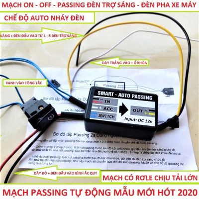 Mạch Đèn Trợ Sáng/Đèn Bi Cầu 2 Màu Auto 3S Đa Dạng Chế Độ và Học Lệnh Mẫu Mới Công Nghệ Tiên Tiến