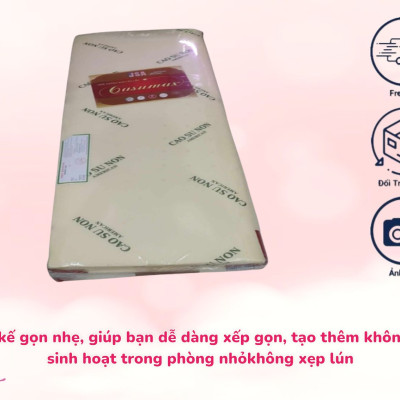 Nệm Cao Su Non American Dày 10cm Thẳng Hoặc Gấp 3 Đủ Size 