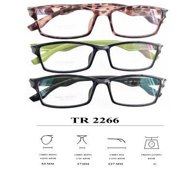 Gọng Kính TR90 Siêu Nhẹ Mềm Dẻo Siêu Bền Thời Trang – TR2266