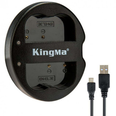 Bộ 1 pin 1 sạc Kingma cho Nikon EN-EL3E, Hàng chính hãng