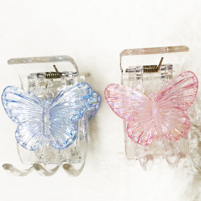 Kẹp tóc con bướm - kẹp tóc càng cua 5 răng - kẹp tóc trong suốt - kẹp gấp 5 răng mẫu mới