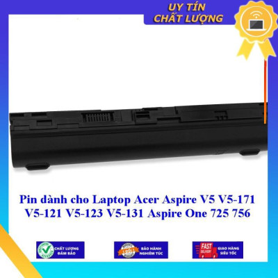 Pin dùng cho Laptop Acer Aspire V5 V5-171 V5-121 V5-123 V5-131 Aspire One 725 756 - Hàng Nhập Khẩu MIBAT595