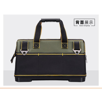 Túi đựng đồ nghề cao cấp đế nhựa chống vỡ, vải 3 lớp chống đam thủng màu xanh đen