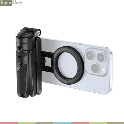 Ulanzi JJ03 - Tripod Đa Năng 3 Trong 1, Vòng Nam Châm MagSafe, Bluetooth Remote Và Xoay 360 Độ Cho Điện Thoại - Hàng chính hãng