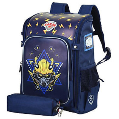 Ba Lô Học Sinh Kid Bingo Kèm Bóp Viết - Sakos SBO020TRNG00 - Transfomer Robot